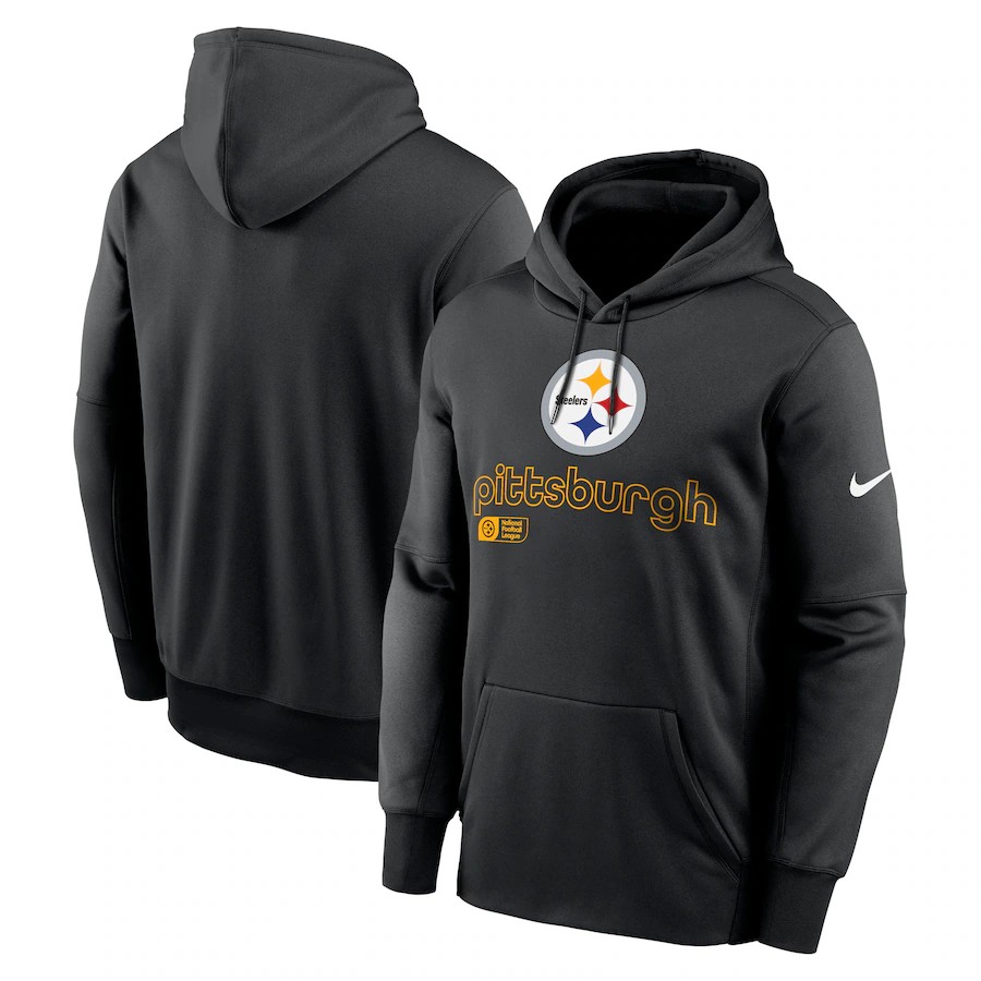 Men Pittsburgh Steelers black NFL 2024 hoodie